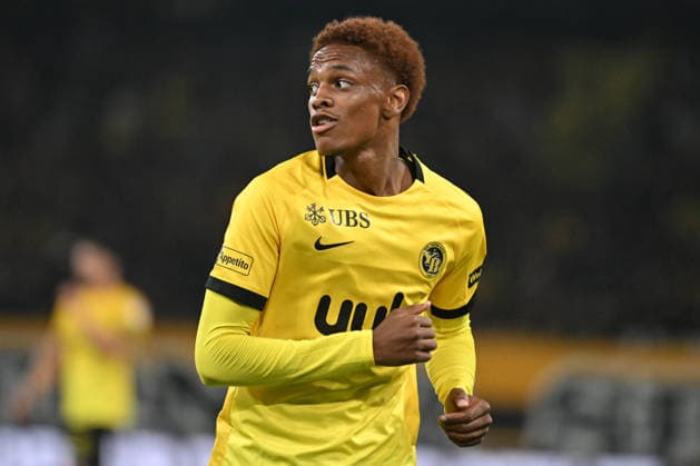 BERN, SWITZERLAND - AUGUST 29: Alvyn Sanches of Young Boys in action during the Swiss Super League match between BSC Young Boys and FC Basel 1893 at Stadion Wankdorf on August 29, 2026 in Bern, Switzerland. Bern Stadion Wankdorf Bern Switzerland Copyright: xJustPictures.ch ManuelxWinterbergerx jp-en-EuSpIm-MWI_2744