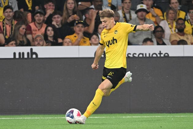 BERN, SWITZERLAND - AUGUST 29: Lewin Blum of Young Boys in action during the Swiss Super League match between BSC Young Boys and FC Basel 1893 at Stadion Wankdorf on August 29, 2026 in Bern, Switzerland. Bern Stadion Wankdorf Bern Switzerland Copyright: xJustPictures.ch ManuelxWinterbergerx jp-en-EuSpIm-MWI_2841