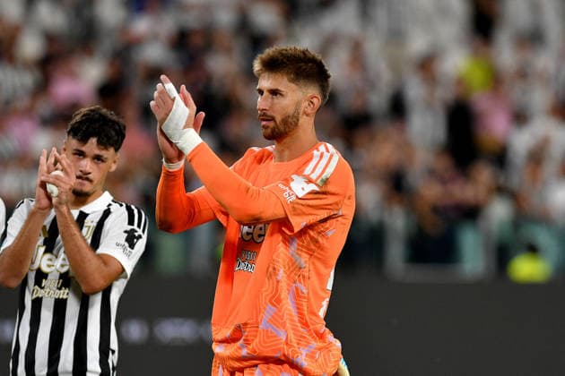 SOCCER - Serie A - Juventus FC vs. Parma Calcio Photo by IPA ABACAPRESS.COM87913616 - Guglielmo Vicario of Juventus FC during the 2026 27 Serie A match between Juventus FC and Parma Calcio at Allianz Stadium on August 29, 2026, in Turin, Italy — Photo by Giuliano Marchisciano Turin Italy  Copyright: xIPAxSport ABACAx