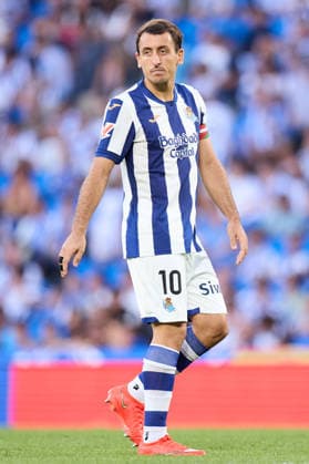 Real Sociedad v RCD Espanyol - LaLiga EA Sports Mikel Oyarzabal of Real Sociedad looks on during the LaLiga EA Sports match between Real Sociedad and RCD Espanyol at Anoeta on August 29, 2026, in San Sebastian, Spain. San Sebastian Anoeta Basque Country Spain RL_RSOvRCDE_LALIGA_2K26_000069 Copyright: xRicardoxLarreinax
