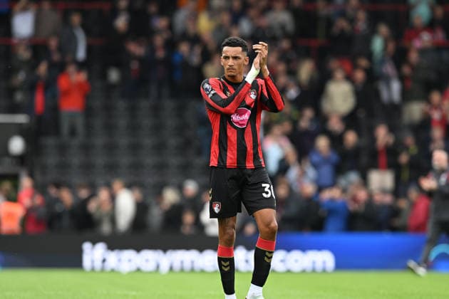 Bournemouth v Everton, Premier League Alvaro Rodriguez (30) of AFC Bournemouth during the Premier League match between Bournemouth and Everton at the Vitality Stadium, Bournemouth, UK on 29 August 2026. Bournemouth Vitality Stadium Dorset UK Editorial use only DataCo restrictions apply See www.football-dataco.com , Copyright: xGrahamxHuntx PSI-24762-0288
