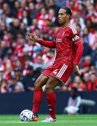 Virgil van Dijk of Liverpool Liverpool v Nottingham Forest, Premier League Football, Football, Anfield, Liverpool, UK - 29 Aug 2026Liverpool Anfield United Kingdom EDITORIAL USE ONLY No use with unauthorised audio, video, data, fixture lists, club league logos or live services. Online in-match use limited to 120 images, no video emulation. No use in betting, games or single club league player publications.  Copyright: xMattxWest Shutterstockx 17118964cm