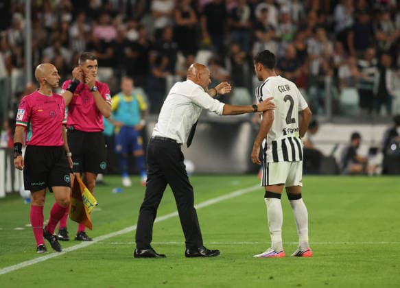IPA87915339 - Luciano Spalletti, manager of Juventus FC, and Zeki Mehmet Celik of Juventus FC during the 2026–27 Italian Serie A soccer match between Juventus FC and Parma Calcio on August 29, 2026, at Allianz Stadium in Turin, Italy. Photo by Nderim KACELI  Copyright: xNderimxKaceli IPAxSportx xx 87915339