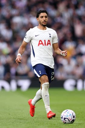 London, England, 29th August 2026. Omar Marmoush of Tottenham Hotspur during the Tottenham Hotspur vs Newcastle United Premier League match at the Tottenham Hotspur Stadium, London. Picture credit should read: David Klein Sportimage EDITORIAL USE ONLY. No use with unauthorised audio, video, data, fixture lists, club league logos or live services. Online in-match use limited to 120 images, no video emulation. No use in betting, games or single club league player publications. SPI_182_DK_Spurs_Newcastle SPI-4941-0180