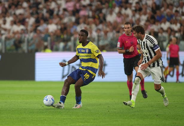 SOCCER - Serie A - Juventus FC vs. Parma Calcio Photo by IPA ABACAPRESS.COM87915336 - Lamine Keita of Parma Calcio during the 2026–27 Italian Serie A soccer match between Juventus FC and Parma Calcio on August 29, 2026, at Allianz Stadium in Turin, Italy. Photo by Nderim KACELI Turin Italy  Copyright: xIPAxSport ABACAx