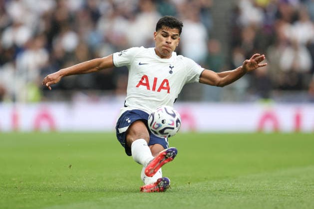 Tottenham v Newcastle 29 August 2026, London - Premier League Football - Tottenham Hotspur v Newcastle United - Mateus Fernandes of Tottenham Hotspur - Photo: Charlotte Wilson Offside. London UK Copyright: xCharlottexWilsonx xOffsidexOffside