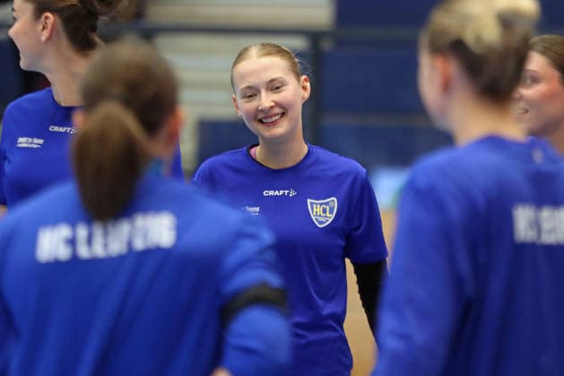 Handball, Alsco HBF1: HC Leipzig - Borussia Dortmund; 29.08.2026 Torhüterin Aleksandra Orowicz (57, HC Leipzig). Alsco Handball Bundesliga Frauen HBF1, Saison 2026 2027, 1. Spieltag: HC Leipzig vs. Borussia Dortmund am 29.08.2026 im Sportcenter Markranstädt. Copyright: xBEAUTIFULxSPORTS JanxKaeferx