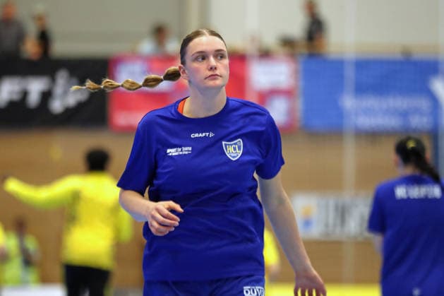 Handball, Alsco HBF1: HC Leipzig - Borussia Dortmund; 29.08.2026 Emma Niemann (84, HC Leipzig). Alsco Handball Bundesliga Frauen HBF1, Saison 2026 2027, 1. Spieltag: HC Leipzig vs. Borussia Dortmund am 29.08.2026 im Sportcenter Markranstädt. Copyright: xBEAUTIFULxSPORTS JanxKaeferx