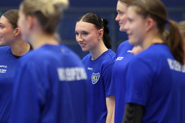 Handball, Alsco HBF1: HC Leipzig - Borussia Dortmund; 29.08.2026 Lisa Lammich (76, HC Leipzig). Alsco Handball Bundesliga Frauen HBF1, Saison 2026 2027, 1. Spieltag: HC Leipzig vs. Borussia Dortmund am 29.08.2026 im Sportcenter Markranstädt. Copyright: xBEAUTIFULxSPORTS JanxKaeferx