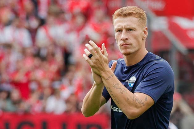 Im Bild: Laurin Curda (SC Paderborn 07, 17) 29.08.2026, FSV Mainz 05 - SC Paderborn 07, 1. Bundesliga, 1. Spieltag, Deutschland, Mainz, MEWA Arena, DFL REGULATIONS PROHIBIT ANY USE OF PHOTOGRAPHS AS IMAGE SEQUENCES AND OR QUASI-VIDEO. *** Pictured: Laurin Curda, SC Paderborn 07, August 17, 2026, FSV Mainz 05 vs. SC Paderborn 07, Bundesliga 1, Matchday 1, Germany, Mainz, MEWA Arena, DFL REGULATIONS PROHIBIT ANY USE OF PHOTOGRAPHS AS IMAGE SEQUENCES AND OR QUASI-VIDEO Copyright: HMBxMedia xJulienxBecker