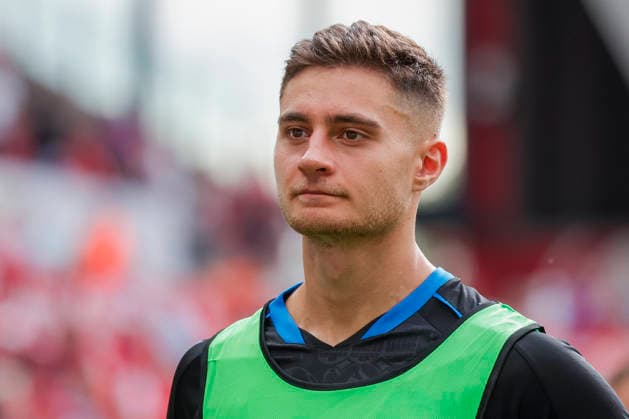 Im Bild: Stefano Marino (SC Paderborn 07, 30) 29.08.2026, FSV Mainz 05 - SC Paderborn 07, 1. Bundesliga, 1. Spieltag, Deutschland, Mainz, MEWA Arena, DFL REGULATIONS PROHIBIT ANY USE OF PHOTOGRAPHS AS IMAGE SEQUENCES AND OR QUASI-VIDEO. *** Pictured: Stefano Marino, SC Paderborn 07, August 30, 2026, FSV Mainz 05 vs. SC Paderborn 07, Bundesliga 1, Matchday 1, Germany, Mainz, MEWA Arena, DFL REGULATIONS PROHIBIT ANY USE OF PHOTOGRAPHS AS IMAGE SEQUENCES AND OR QUASI-VIDEO Copyright: HMBxMedia xJulienxBecker