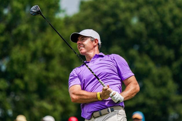August 29, 2026, Atlanta, Georgia, USA: Rory McIlroy (NIR) tees off the 9th hole during the third round of the 2026 TOUR Championship at East Lake Golf Club. Atlanta USA - ZUMAw109 20260829_fap_w109_020 Copyright: xDebbyxWongx