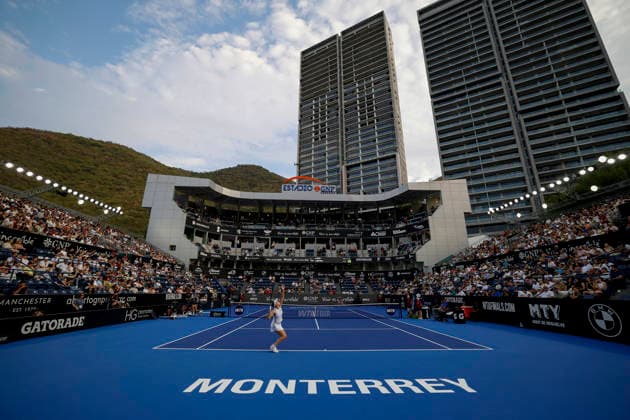 August 29, 2026, Monterrey, Nuevo Leon, Mexico: General view of GNP Stadium during the final match between Diane Parry (FRA) and Elise Mertens (BEL) at Club Sonoma in Monterrey, Nuevo Leon. Tenis 2026: Final WTA, Tennis Damen 500 Monterrey Parry Vs Mertens  - ZUMAo125 20260829_zip_o125_015 Copyright: xAntonioxOjedax