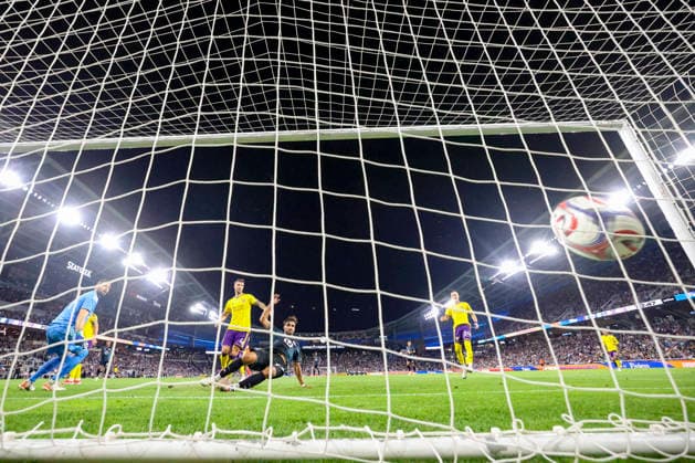 August 29, 2026, St. Paul, Minnesota, United States: Minnesota United FC forward MARCUS CALDEIRA (22) scores a goal. Minnesota United hosted Orlando City on August 29th. The teams faced off at Allianz Field in St. Paul, Minnesota. The game ended in a draw 3-3. St. Paul United States - ZUMAt166 20260829_zsp_t166_022 Copyright: xMichaelxTurnerx