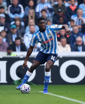 Taiwo Awoniyi (CC) at the Coventry City v Hull City, EPL match, at The Coventry Building Society Arena, on 29th August, 2026.  .