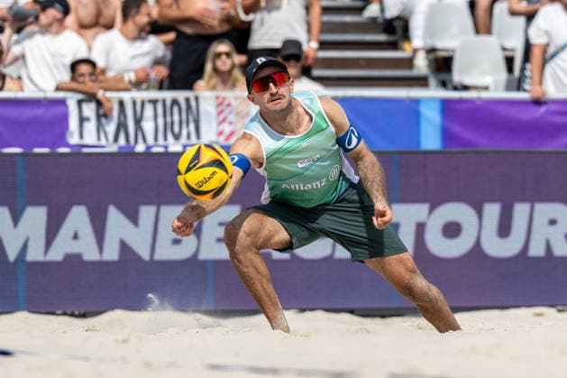 RECORD DATE NOT STATED German Beach Championship - Deutsche Beachvolleyball Meisterschaft Dortmund, Germany 29.08.2026 DORTMUND, GERMANY - AUGUST 29: Tilo Rietschel (Player 2, VSG Lübeck) during the German Beach Championship - Deutsche Beachvolleyball Meisterschaft at Dortmund on August 29, 2026 in Dortmund, Germany. Copyright: xBEAUTIFULxSPORTS PeterxWeberx