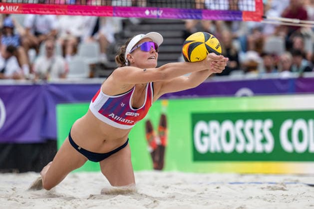 RECORD DATE NOT STATED German Beach Championship - Deutsche Beachvolleyball Meisterschaft Dortmund, Germany 29.08.2026 DORTMUND, GERMANY - AUGUST 29: Sarah Schulz (Player 2, 1. Beachclub Kiel e.V.) during the German Beach Championship - Deutsche Beachvolleyball Meisterschaft at Dortmund on August 29, 2026 in Dortmund, Germany. Copyright: xBEAUTIFULxSPORTS PeterxWeberx