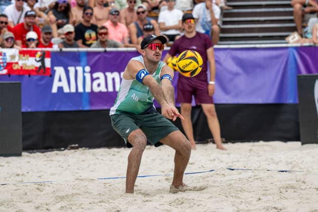 RECORD DATE NOT STATED German Beach Championship - Deutsche Beachvolleyball Meisterschaft Dortmund, Germany 29.08.2026 DORTMUND, GERMANY - AUGUST 29: Tilo Rietschel (Player 2, VSG Lübeck) during the German Beach Championship - Deutsche Beachvolleyball Meisterschaft at Dortmund on August 29, 2026 in Dortmund, Germany. Copyright: xBEAUTIFULxSPORTS PeterxWeberx