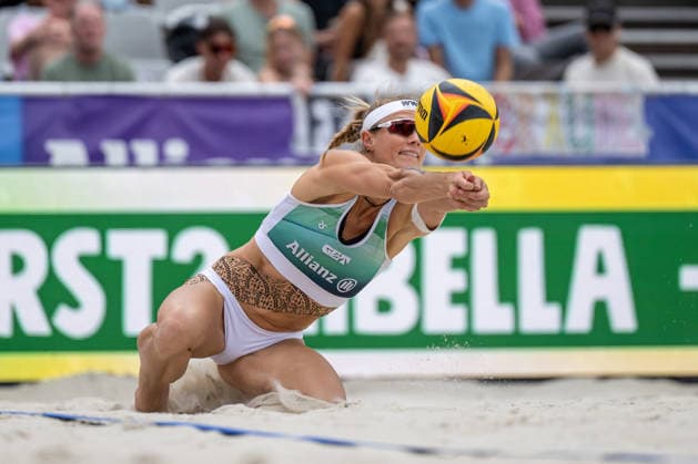 RECORD DATE NOT STATED German Beach Championship - Deutsche Beachvolleyball Meisterschaft Dortmund, Germany 29.08.2026 DORTMUND, GERMANY - AUGUST 29: Kim van de Velde (Player 2, Blaubären TSV Flacht) during the German Beach Championship - Deutsche Beachvolleyball Meisterschaft at Dortmund on August 29, 2026 in Dortmund, Germany. Copyright: xBEAUTIFULxSPORTS PeterxWeberx