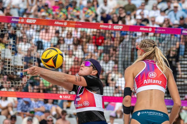 RECORD DATE NOT STATED German Beach Championship - Deutsche Beachvolleyball Meisterschaft Dortmund, Germany 29.08.2026 DORTMUND, GERMANY - AUGUST 29: Melanie Gernert (Player 2, SV Energie Cottbus) during the German Beach Championship - Deutsche Beachvolleyball Meisterschaft at Dortmund on August 29, 2026 in Dortmund, Germany. Copyright: xBEAUTIFULxSPORTS PeterxWeberx
