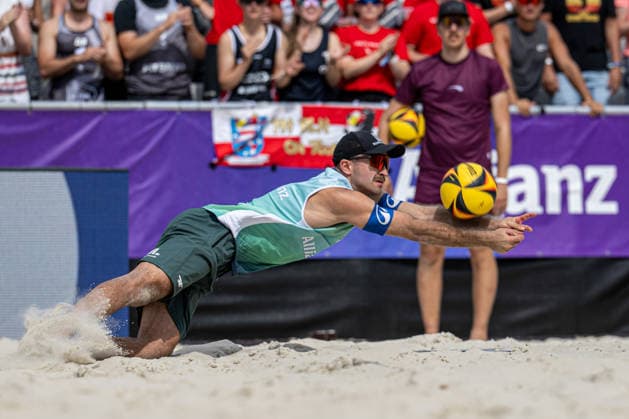 RECORD DATE NOT STATED German Beach Championship - Deutsche Beachvolleyball Meisterschaft Dortmund, Germany 29.08.2026 DORTMUND, GERMANY - AUGUST 29: Tilo Rietschel (Player 2, VSG Lübeck) during the German Beach Championship - Deutsche Beachvolleyball Meisterschaft at Dortmund on August 29, 2026 in Dortmund, Germany. Copyright: xBEAUTIFULxSPORTS PeterxWeberx