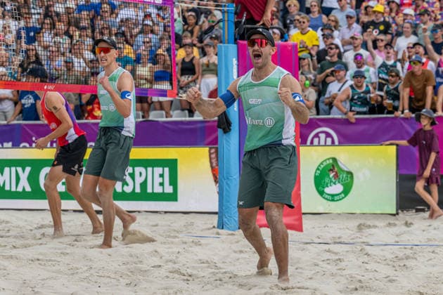 RECORD DATE NOT STATED German Beach Championship - Deutsche Beachvolleyball Meisterschaft Dortmund, Germany 29.08.2026 DORTMUND, GERMANY - AUGUST 29: Tilo Rietschel (Player 2, VSG Lübeck) during the German Beach Championship - Deutsche Beachvolleyball Meisterschaft at Dortmund on August 29, 2026 in Dortmund, Germany. Copyright: xBEAUTIFULxSPORTS PeterxWeberx