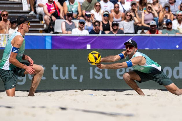 RECORD DATE NOT STATED German Beach Championship - Deutsche Beachvolleyball Meisterschaft Dortmund, Germany 29.08.2026 DORTMUND, GERMANY - AUGUST 29: Tilo Rietschel (Player 2, VSG Lübeck) during the German Beach Championship - Deutsche Beachvolleyball Meisterschaft at Dortmund on August 29, 2026 in Dortmund, Germany. Copyright: xBEAUTIFULxSPORTS PeterxWeberx