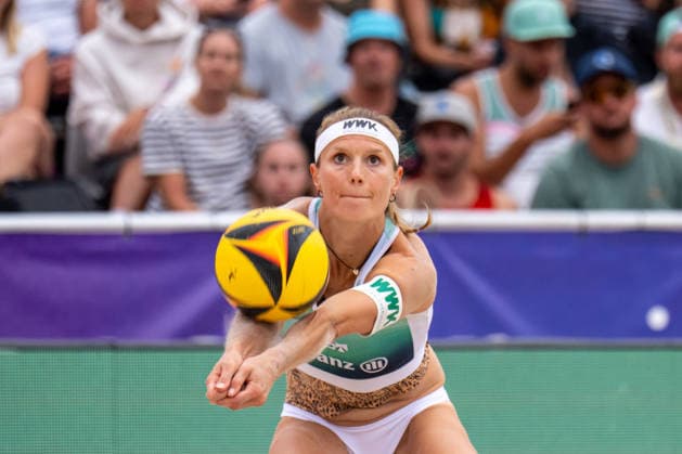 RECORD DATE NOT STATED German Beach Championship - Deutsche Beachvolleyball Meisterschaft Dortmund, Germany 29.08.2026 DORTMUND, GERMANY - AUGUST 29: Kim van de Velde (Player 2, Blaubären TSV Flacht) during the German Beach Championship - Deutsche Beachvolleyball Meisterschaft at Dortmund on August 29, 2026 in Dortmund, Germany. Copyright: xBEAUTIFULxSPORTS PeterxWeberx
