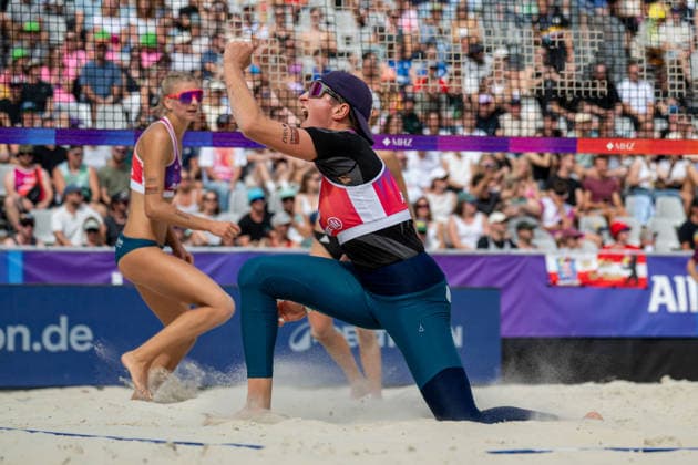 RECORD DATE NOT STATED German Beach Championship - Deutsche Beachvolleyball Meisterschaft Dortmund, Germany 29.08.2026 DORTMUND, GERMANY - AUGUST 29: Melanie Gernert (Player 2, SV Energie Cottbus) during the German Beach Championship - Deutsche Beachvolleyball Meisterschaft at Dortmund on August 29, 2026 in Dortmund, Germany. Copyright: xBEAUTIFULxSPORTS PeterxWeberx