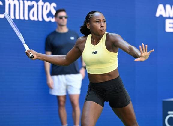 The 2026 US Open FLUSHING NY- AUGUST 29: Coco Gauff is seen on the practice court at the USTA Billie Jean King National Tennis Center on August 29, 2026 in Flushing Queens. Credit: mpi04 MediaPunch. 29 Aug 2026 Pictured: FLUSHING NY- AUGUST 29: Coco Gauff is seen on the practice court at the USTA Billie Jean King National Tennis Center on August 29, 2026 in Flushing Queens. Credit: mpi04 MediaPunch.  Copyright: xThexMegaxAgencyxmpi04x xMediaPunchx xMEGAx