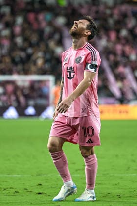 August 29, 2026, Miami, Florida, USA: LIONEL MESSI (10) of Inter Miami CF reacts to a missed chance during a MLS, Fussball Herren, USA soccer match between Inter Miami CF and CF Montreal Miami USA - ZUMAa257 20260829_zsp_a257_033 Copyright: xChrisxArjoonx