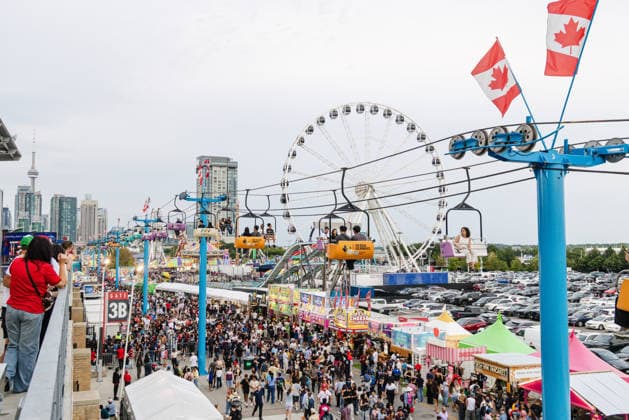 Canadian National Exhibition is held behind BMO Field during the MLS, Fussball Herren, USA Regular Season match between Toronto FC and New York City FC on August 29, 2026 in BMO Field, Toronto, Ontario, Canada Copyright: xCurtisxWongx xSPPx Sportspressphoto_SPR219390