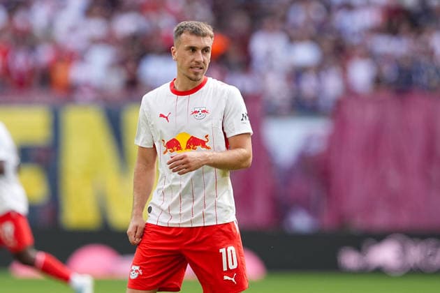 29.08.2026, xydrx, Herren, Fußball, 1.Bundesliga, RB Leipzig - Borussia Mönchengladbach, Saison 2026 2027, Red Bull Arena: Brajan Gruda (RB Leipzig, 10) DFB regulations prohibit any use of photographs as image sequences and or quasi-video. *** August 29, 2026, xydrx, Men s, Soccer, Bundesliga 1, RB Leipzig vs. Borussia Mönchengladbach, 2026–2027 Season, Red Bull Arena, Brajan Gruda, RB Leipzig, 10 DFB regulations prohibit any use of photographs as image sequences and or quasi-video Copyright: HMBxMedia YannisxDreimann