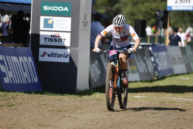 30.08.2026, Daolasa di Commezzadura, Val di Sole Bikeland, 2026 UCI MTB World Championship, WM, Weltmeisterschaft Women U23 s XCO (cross country olympic) Bethany-Ann Jackson 19 (GBR) Daolasa di Commezzadura Val di Sole Bikeland Trento Italy Copyright: xJustPictures.ch FrancescoxMinghettix jp-en-FrMi-_NG_1931