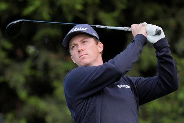 SUTTON COLDFIELD, ENGLAND - AUG 30: Daniel Hillier (NZL) plays from the ninth tee during the delayed Round 3 at the 2026 Husqvarna British Masters at The Belfry, Sutton Coalfield on August 30, 2026 in Warwickshire, England The 2026 Husqvarna British Masters