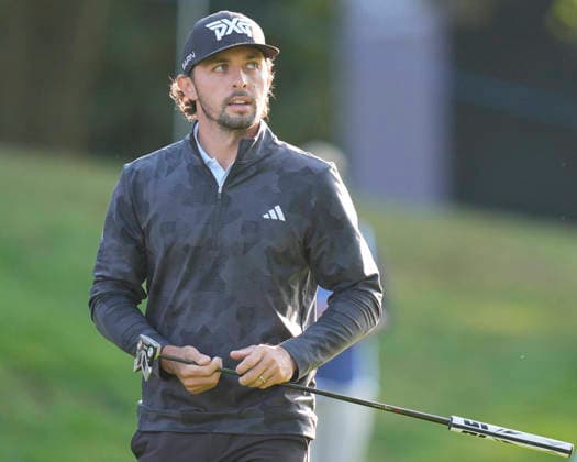 SUTTON COLDFIELD, ENGLAND - AUG 30: Marco Penge (ENG) walks from the tenth green during the delayed Round 3 at the 2026 Husqvarna British Masters at The Belfry, Sutton Coalfield on August 30, 2026 in Warwickshire, England The 2026 Husqvarna British Masters