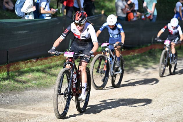 XCO Olympic Cross-Country - Women Under 23 (42) Sirin Stadler of Switzerland competes during UCI MTB World Championship, WM, Weltmeisterschaft - Val di Sole 2026 - XCO Olympic Cross-Country - Women Under 23 category race on August 30, 2026 Val di Sole, Trento Italy. Commezzadura Trentino Italy  Copyright: xRobertoxTommasinix originalFilename:tommasini-ucimtbwo260830_npGPg.jpg