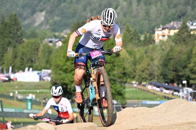 XCO Olympic Cross-Country - Women Under 23 (19) Bethany Ann Jackson of Great Britain competes during the UCI MTB World Championship, WM, Weltmeisterschaft - Val di Sole 2026 - XCO Olympic Cross-Country - Women Under 23 category race in Val di Sole, Trento, Italy, on August 30, 2026. Commezzadura Trentino Italy  Copyright: xRobertoxTommasinix originalFilename:tommasini-ucimtbwo260830_npkDb.jpg