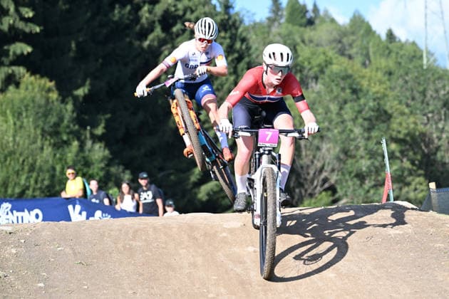 XCO Olympic Cross-Country - Women Under 23 (7) Lisa Katrine Jorde of Norway competes during UCI MTB World Championship, WM, Weltmeisterschaft - Val di Sole 2026 - XCO Olympic Cross-Country - Women Under 23 category race on August 30, 2026 Val di Sole, Trento Italy. Commezzadura Trentino Italy  Copyright: xRobertoxTommasinix originalFilename:tommasini-ucimtbwo260830_npTZk.jpg