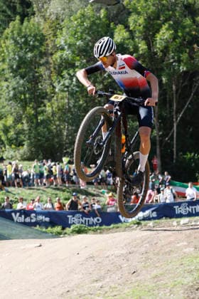 30.08.2026, Daolasa di Commezzadura, Val di Sole Bikeland, 2026 UCI MTB World Championship, WM, Weltmeisterschaft Men U23 s XCO (cross country olympic) Martin Surman 83 (SVK) Daolasa di Commezzadura Val di Sole Bikeland Trento Italy Copyright: xJustPictures.ch FrancescoxMinghettix jp-en-FrMi-_NG_0307