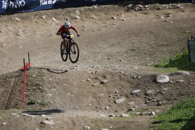 30.08.2026, Daolasa di Commezzadura, Val di Sole Bikeland, 2026 UCI MTB World Championship, WM, Weltmeisterschaft Men U23 s XCO (cross country olympic) Sivert Ekroll 7 (NOR) Daolasa di Commezzadura Val di Sole Bikeland Trento Italy Copyright: xJustPictures.ch FrancescoxMinghettix jp-en-FrMi-_NG_0385