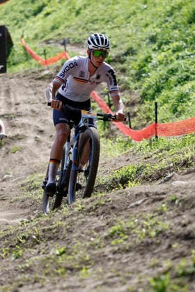 30.08.2026, Daolasa di Commezzadura, Val di Sole Bikeland, 2026 UCI MTB World Championship, WM, Weltmeisterschaft Men U23 s XCO (cross country olympic) Paul Schehl 2 (GER) Daolasa di Commezzadura Val di Sole Bikeland Trento Italy Copyright: xJustPictures.ch FrancescoxMinghettix jp-en-FrMi-_NG_0457