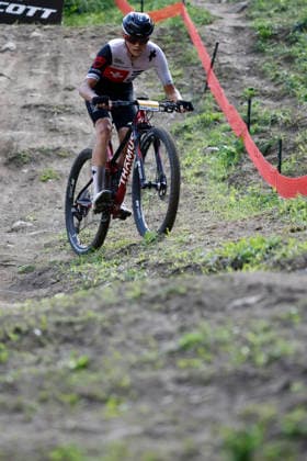 30.08.2026, Daolasa di Commezzadura, Val di Sole Bikeland, 2026 UCI MTB World Championship, WM, Weltmeisterschaft Men U23 s XCO (cross country olympic) Nicolas Halter 6 (SUI) Daolasa di Commezzadura Val di Sole Bikeland Trento Italy Copyright: xJustPictures.ch FrancescoxMinghettix jp-en-FrMi-_NG_0467