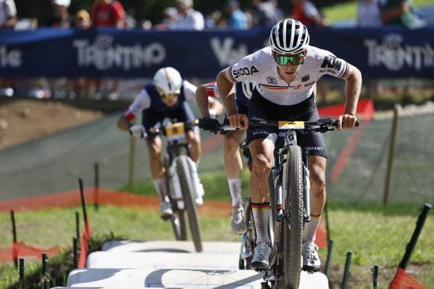 30.08.2026, Daolasa di Commezzadura, Val di Sole Bikeland, 2026 UCI MTB World Championship, WM, Weltmeisterschaft Men U23 s XCO (cross country olympic) Paul Schehl 2 (GER) Daolasa di Commezzadura Val di Sole Bikeland Trento Italy Copyright: xJustPictures.ch FrancescoxMinghettix jp-en-FrMi-_NG_0536