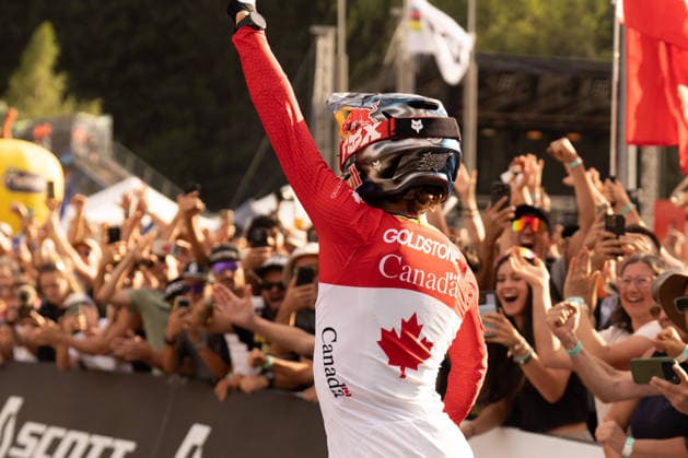 CYCLING - MTB - Mountain Bike - UCI MTB World Championships Photo by IPA ABACAPRESS.COM87930358 - Goldstone Jackson (CAN) during the Men s Elite Downhill race at the Val di Sole UCI Mountain Bike World Championships—the DHI race at Val di Sole Downhill—on August 29, 2026. Val di Sole Italy  Copyright: xIPAxSport ABACAx