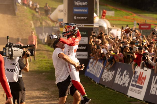 CYCLING - MTB - Mountain Biking - UCI MTB World Championships Photo by IPA ABACAPRESS.COM87930356 - Goldstone Jackson (CAN) during the Men s Elite Downhill race at the Val di Sole UCI Mountain Bike World Championships—the DHI race at Val di Sole Downhill—on August 29, 2026. Val di Sole Italy  Copyright: xIPAxSport ABACAx