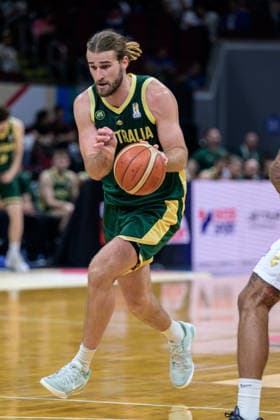 August 30, 2026, Manila, Manila, Philippines: Australia s Sam FROLING in action. FIBA World Cup Basketball Asian Qualifiers The Australian Boomers vs Jordan in the Group E match of the FIBA Basketball World Cup Qualifiers at the Mall of Asia Arena, Manila, Philippines on Sunday 30 August 2026..The top 2 teams with qualify for the FIBA Basketball World Cup, Qatar in 2027. Manila Philippines - ZUMAr144 20260830_zap_r144_038 Copyright: xJaynexRussellx