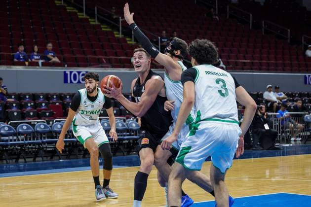 New Zealand face Syria in FIBA World Cup Asian Qualifier in Manila MANILA, PHILIPPINES, AUGUST 30, 2026: Players in action during the FIBA Basketball World Cup Asian Qualifiers Group E game between New Zealand and Syria in Manila. Manila Philippines Copyright: x xMarkxFredesjedxRollonxCristinox xJNAxPressx