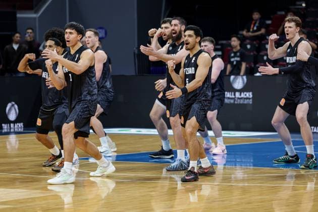 August 30, 2026, Manila, Philippines: MANILA, PHILIPPINES, AUGUST 30, 2026: Players in action during the FIBA Basketball World Cup Asian Qualifiers Group E game between New Zealand and Syria in Manila. Manila Philippines - ZUMAq101 0865301590st Copyright: xMarkxFredesjedxRollonxCristinox