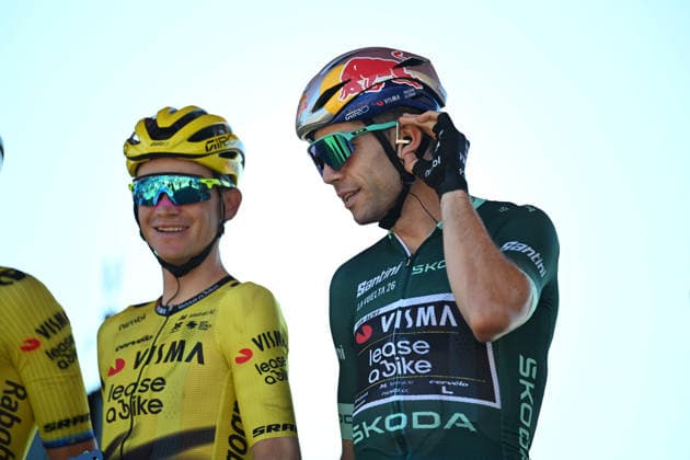30-08-2026 Vuelta A Espana; Tappa 09 Villajoyosa - Alto De Aitana; 2026, Visma - Lease A Bike; Van Aert, Wout; Kuss, Sepp; Villajoyosa; 